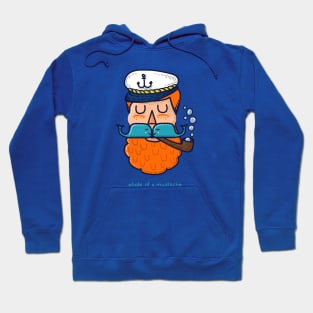 Whale of a mustache Hoodie